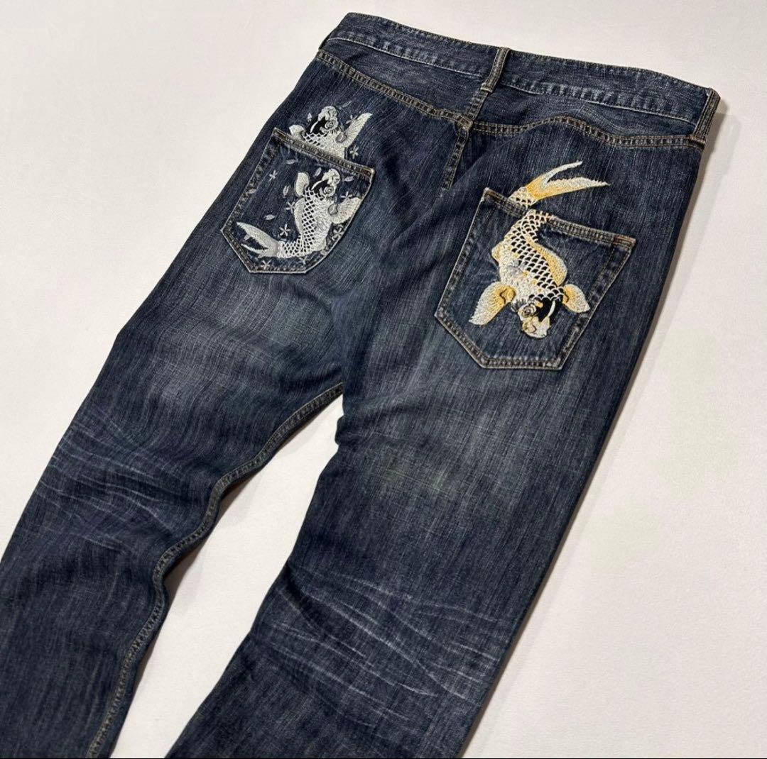 00s ウォッシュデニム バギーパンツ archive 平成 y2k - メルカリ