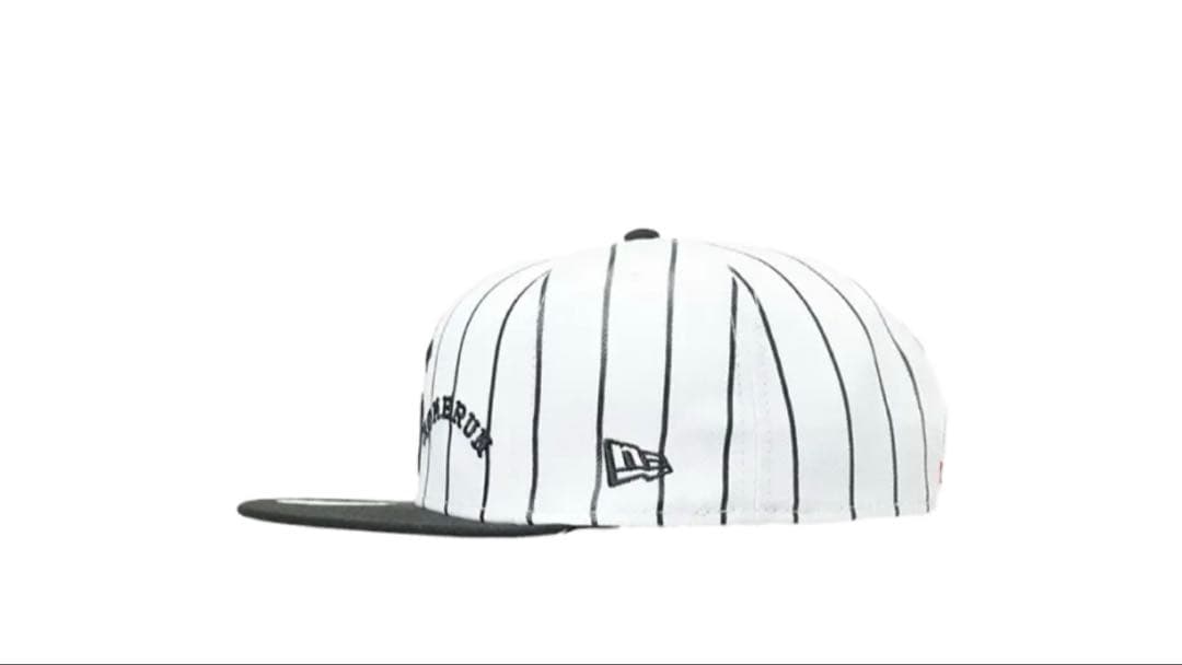 帽子 Supreme x run SLogo NewEra \"Stripe\"
