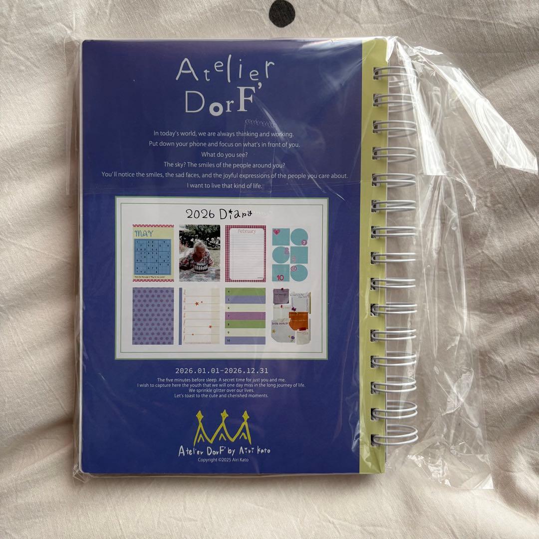 Atelier Dorf】2026 Diary スケジュール帳 - メルカリ