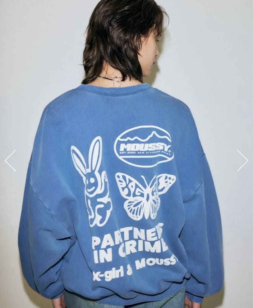 xgirl MOUSSY コラボ XG COLLECT トレーナー プルオーバー - メルカリ