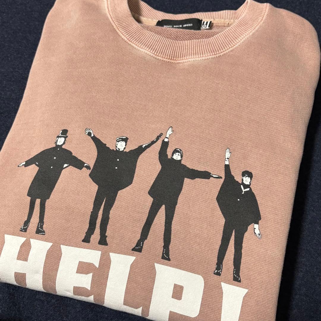 グッドロックスピード 別注 THE BEATLES プリントスウェットHELP