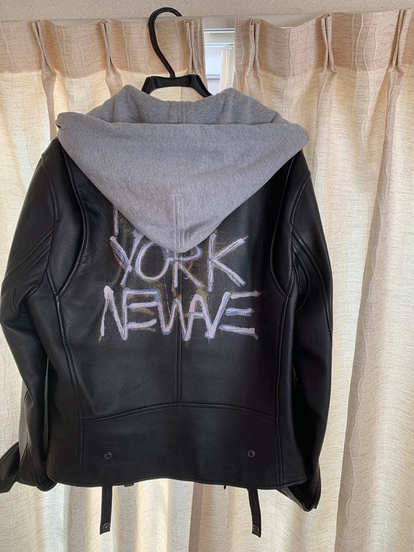 COACH ×ジャンミシェルバスキアコラボ レザーダブルライダース