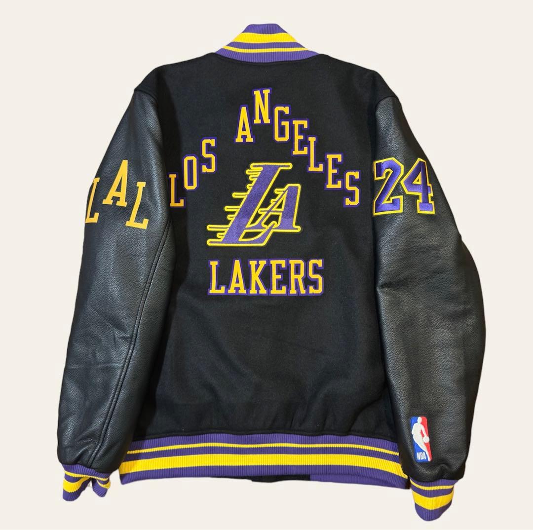 NBA Lakers スタジャン XLサイズ レイカーズ ジャケット - メルカリ