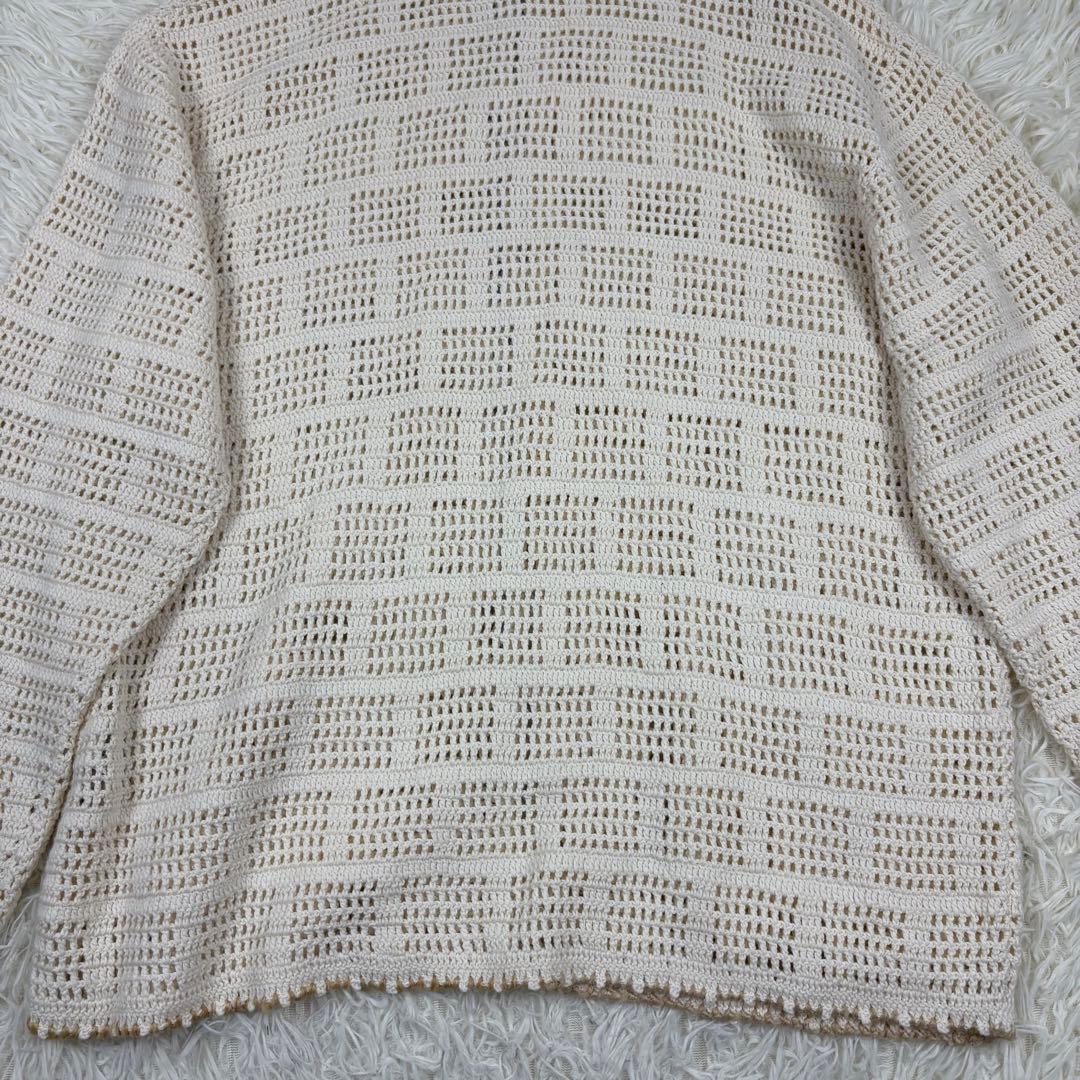 MAATEE&SONS Hand Knit Jacket 25SS 美品 2 白 - メルカリ