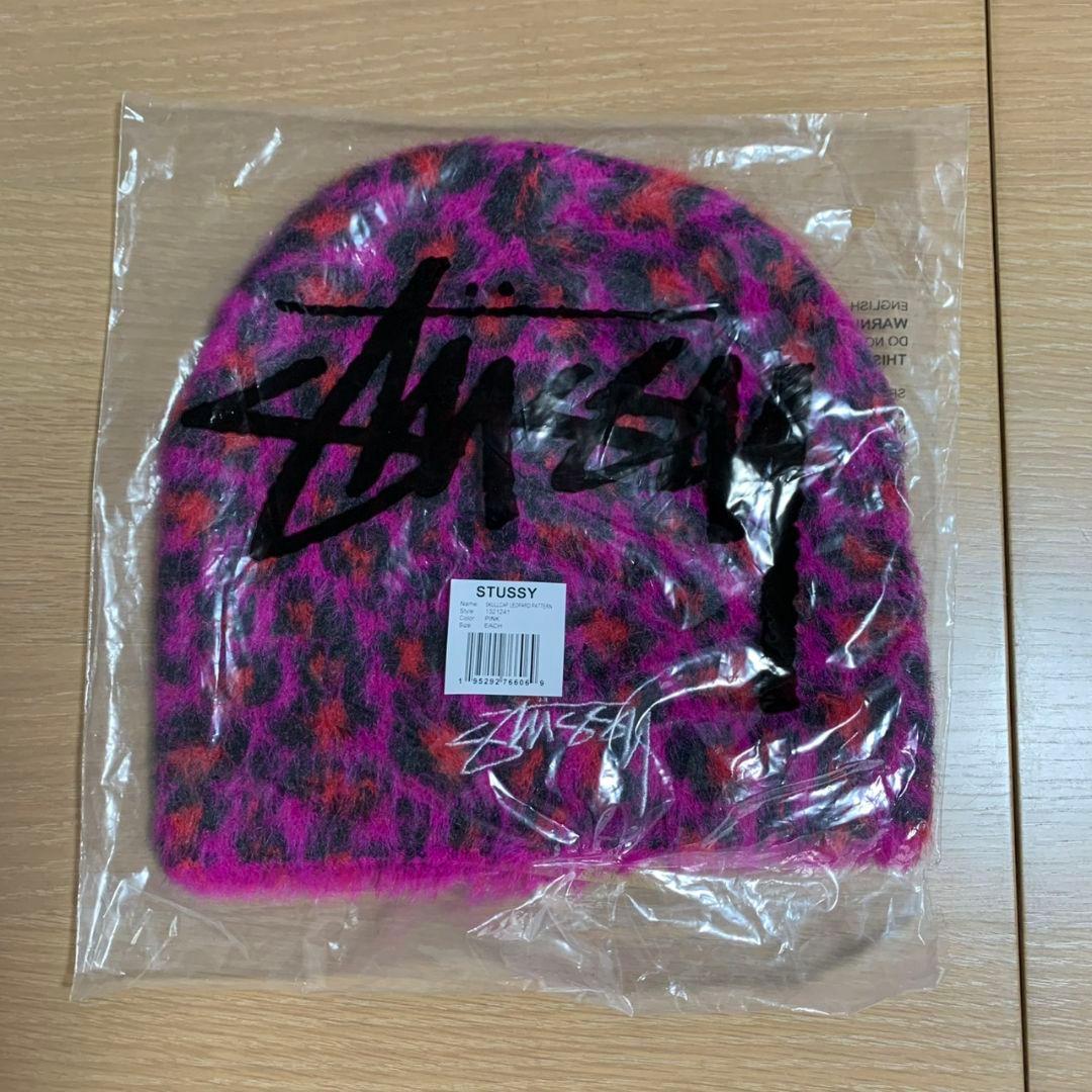 STUSSY SKULLCAP LEOPARD PINK 新品 キャップ - メルカリ