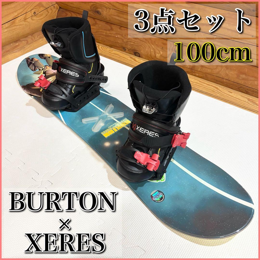 BURTON バートン キッズスノーボード 100cm 3点セット BURTON（バートン） 【キッズ スノーボード3点セット】BURTON GROM