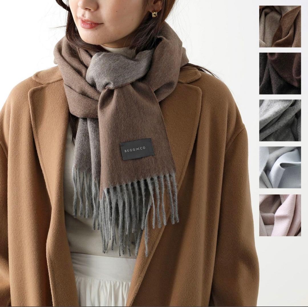 BEGG&CO ベグアンドコー マフラー ARRAN REVERSIBLE Begg & Co（ベグアンドコー） マフラー ARRAN REVERSIBLE レディース