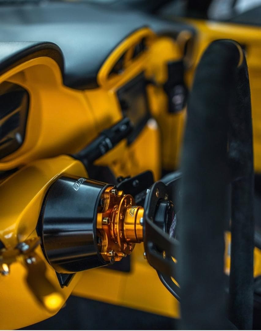 DND ステアリング クイックリリース パープル USDM 脱着 汎用 ハンドル