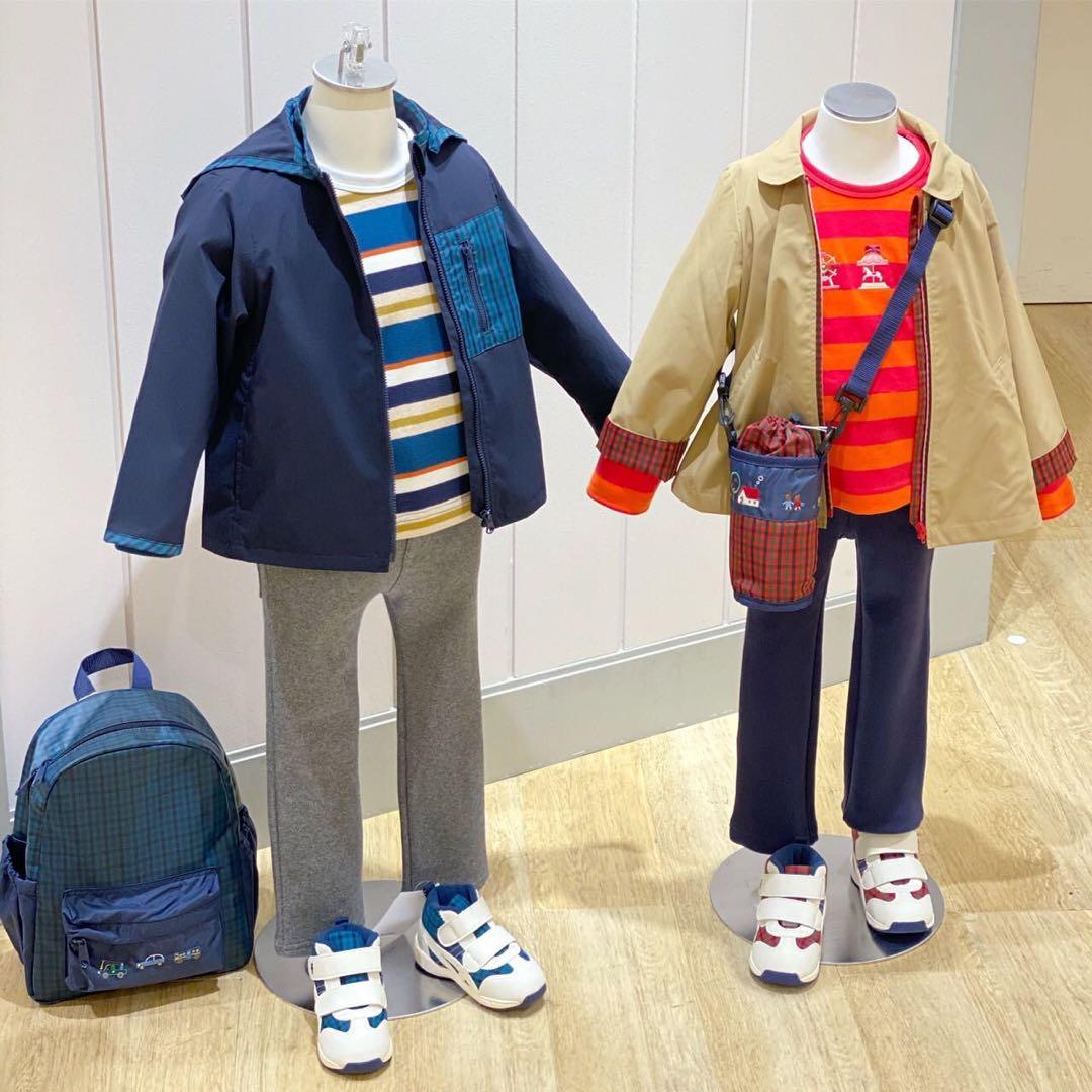 未使用に近い ファミリア familiar 上着 ブルゾン ジャケット 130