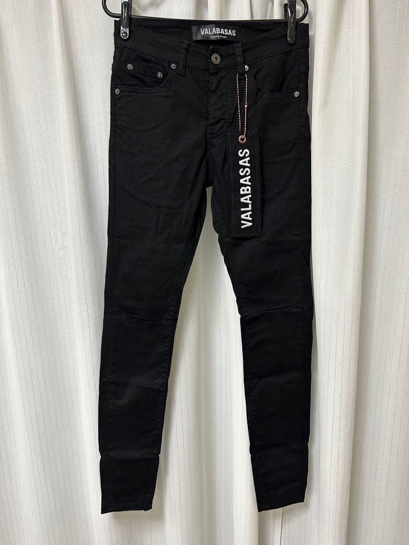 VALABASAS バラバサス ブラックスキニーデニム 28 - メルカリ