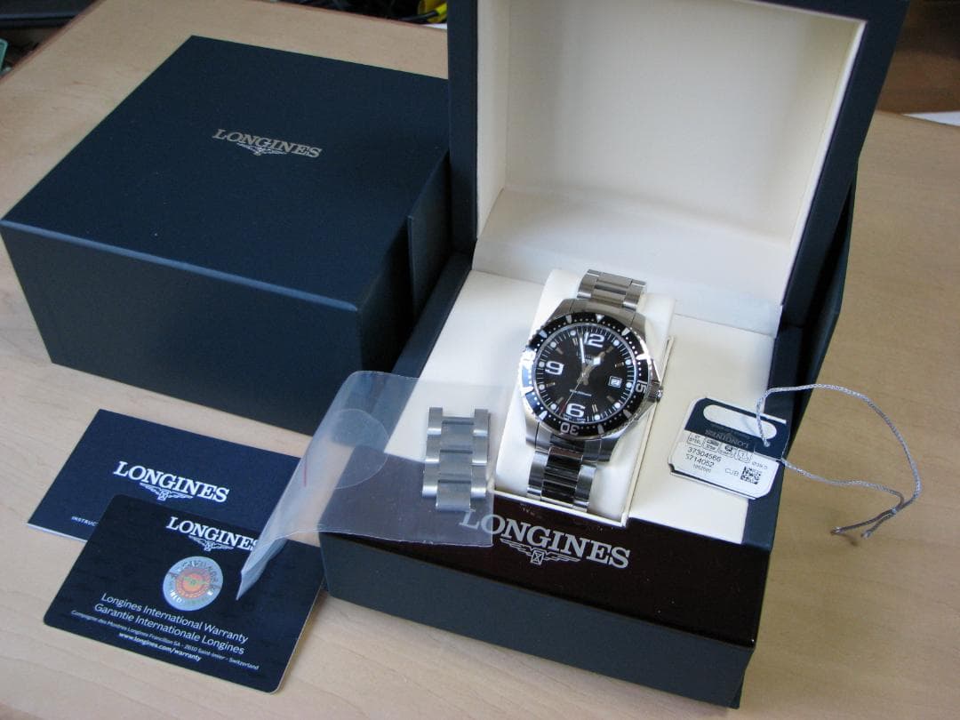 ロンジン L3.730.4.56.6 ハイドロコンクエスト　クオーツ　美品