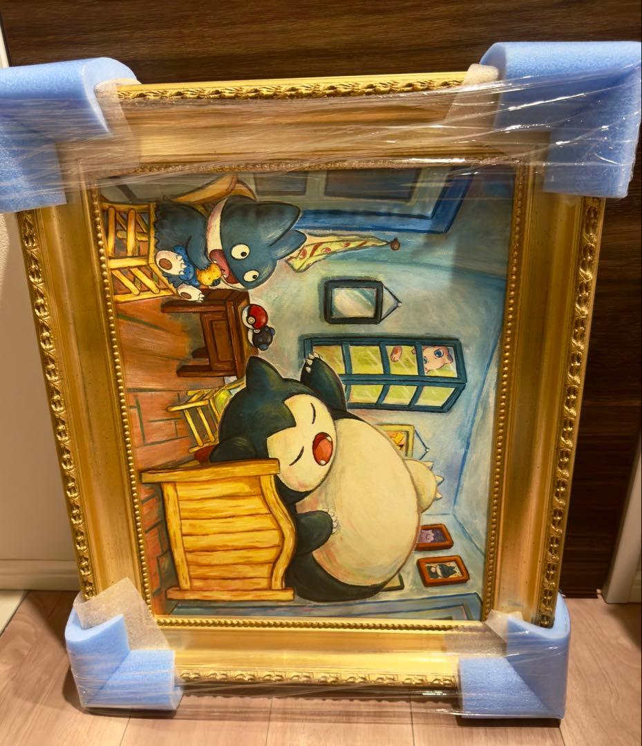 ゴッホカビゴン　キャンバスアート　金枠　Sサイズ 2026年最新】ゴッホ カビゴンの人気アイテム - メルカリ