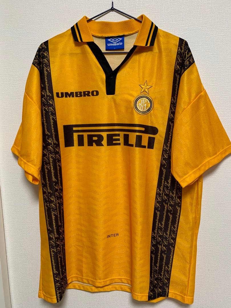 インテルミラノ 96/97サード Lサイズ イタリアセリエA アンブロ - メルカリ