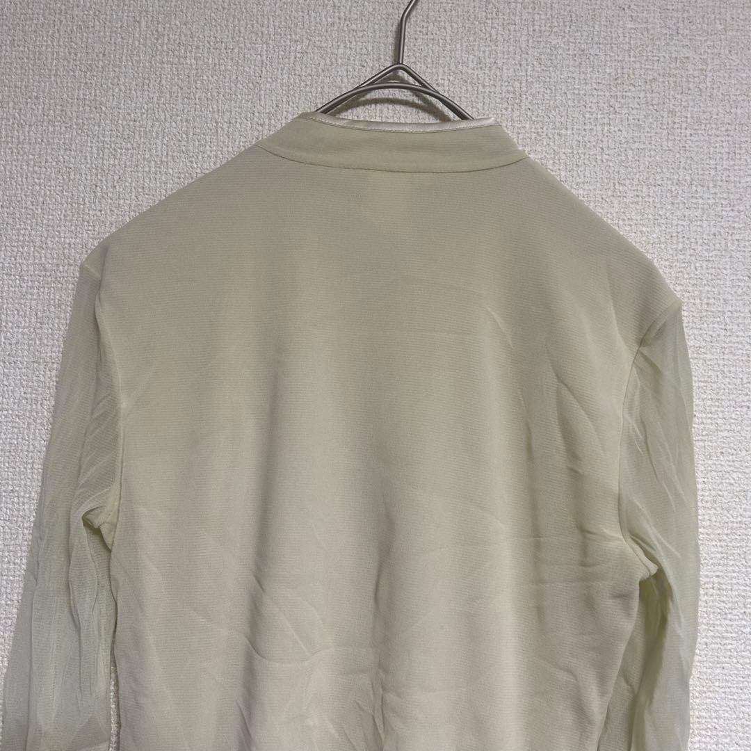 VIVIENNE TAM 花刺繍 シアートップス チャイナ風 長袖 セットアップ