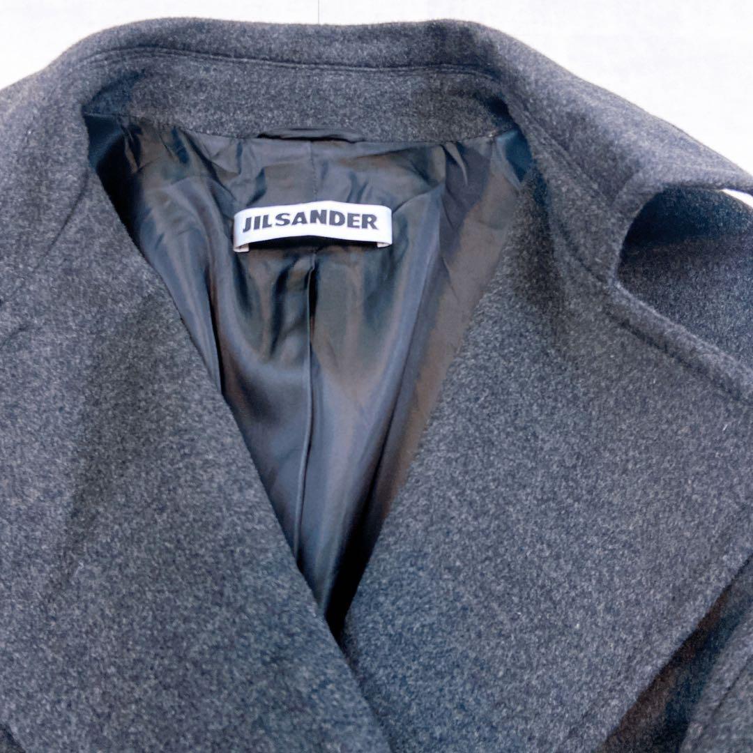 ☆美品！ロング102cm丈 ジルサンダー アンゴラ カシゴラ トレンチ
