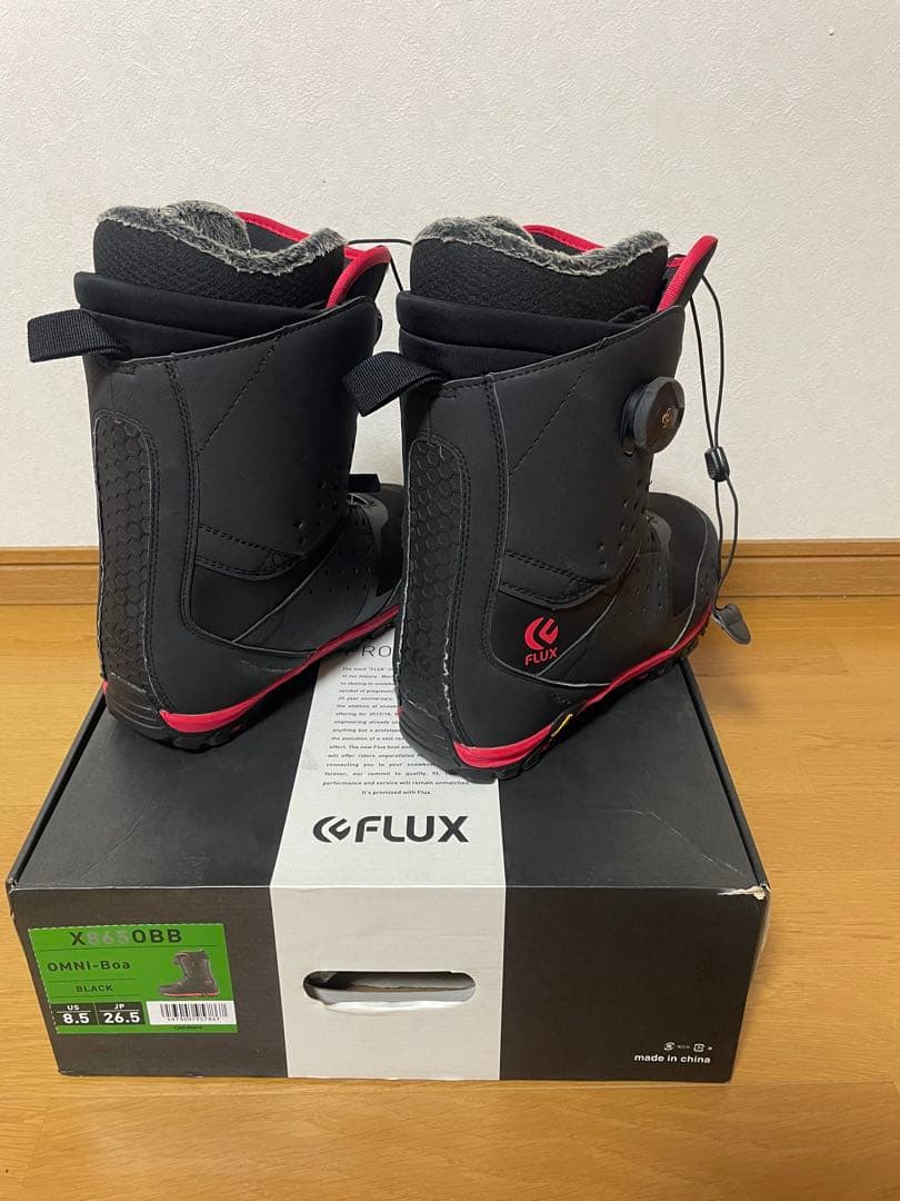 FLUX OMNI-boa 26.5cm 黒 訳あり 発送本州のみ