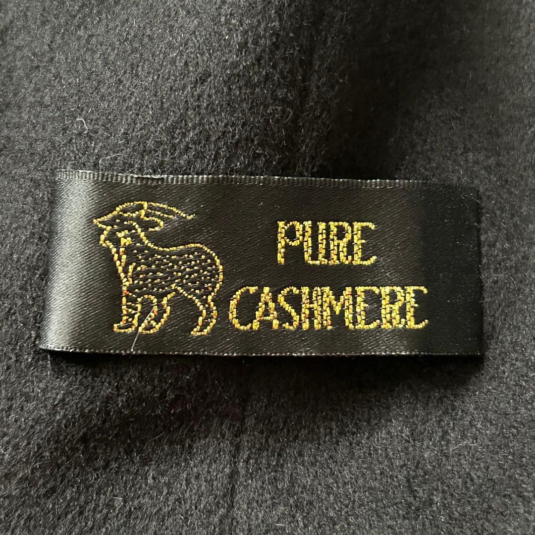美品 LABELDA PURE カシミヤ100% ロングコート 黒 高級 - メルカリ