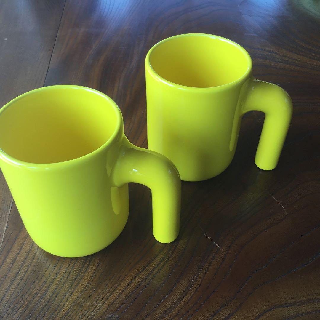 ロイヤル コペンハーゲン オーレ マグ カップ イエロー 2個セット 廃盤