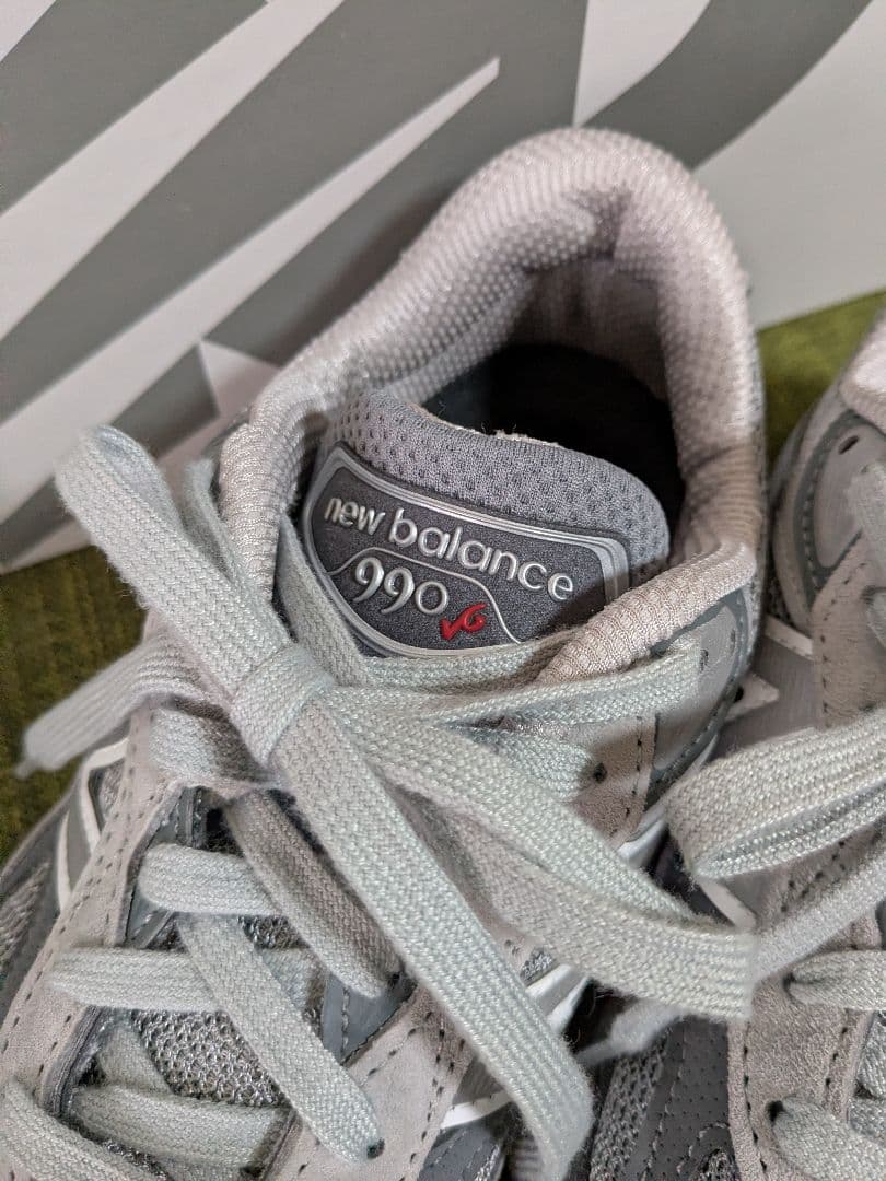【極美品】New Balance 990v6 グレー 24.0cm