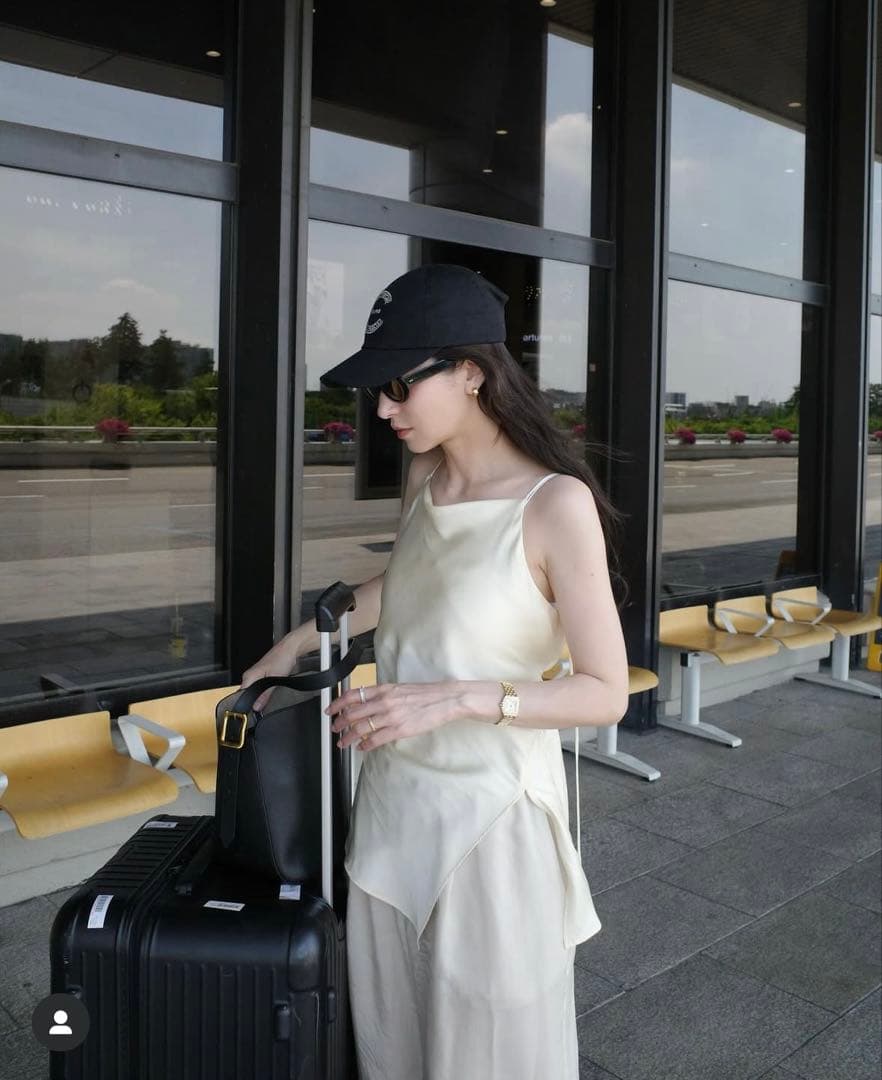 CLANE クラネ　DRAPE SATIN CAMISOLE TOPS サイズ1 CLANE（クラネ）の「DRAPE SATIN CAMISOLE TOPS（キャミソール）」 - WEAR