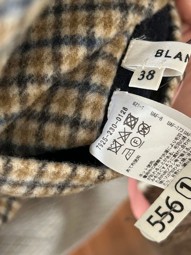 blamink ブラミンク リバーシブルチェックコート 38 - メルカリ