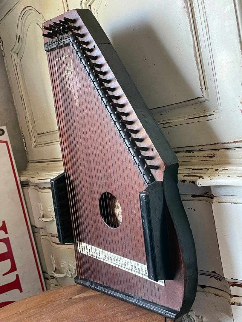 アンティーク オート ハープ 木製 1800年代後半 楽器 アメリカ - メルカリ