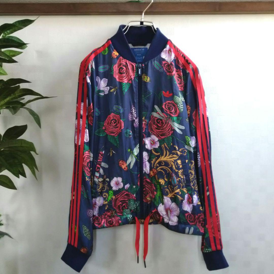 アディダス リタオラ 花柄 ジャージ トラックジャケット トレフォイル