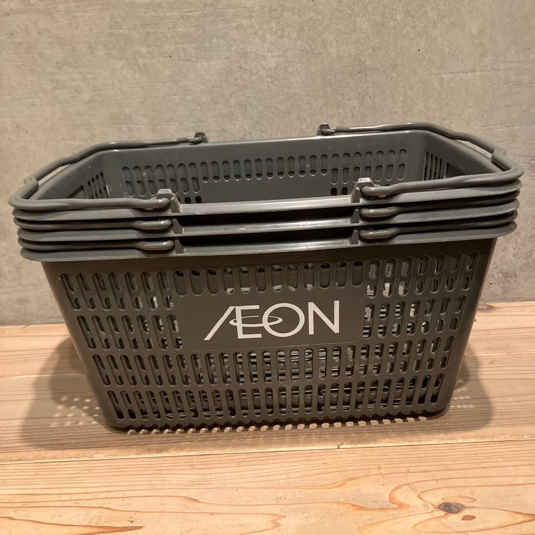 チ*公様 昭和レトロ イオン 9個 買い物かご レトロポップ 収納 かご