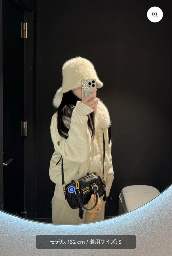 kerry ハイネックリブダウンジャケット KR30269