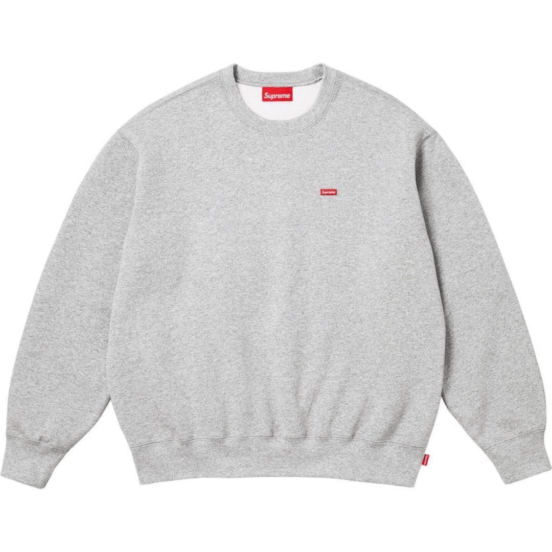 Supreme スモールボックスクルーネック グレー S 25AW 美品】Supreme Small Box Half Zip Pullover 25SS スモールボックス