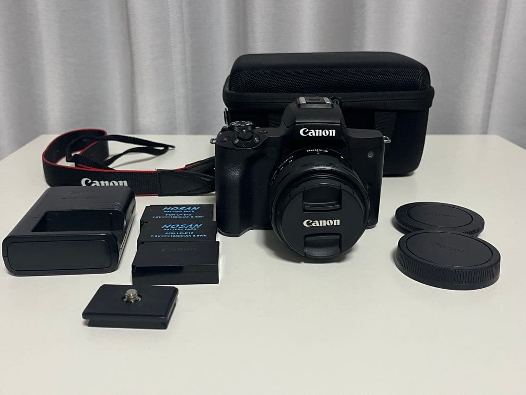 キヤノン EOS Kiss M 【EF-M15-45 IS STMレンズキット】 CANON EOS Kiss M EF-M15-45 IS STM レンズキット [ブラック] 価格比較