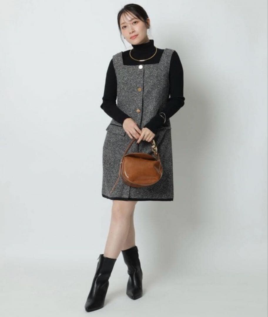 Apuweiser-richeアプワイザーリッシェ スクエアネックミニジャンスカ