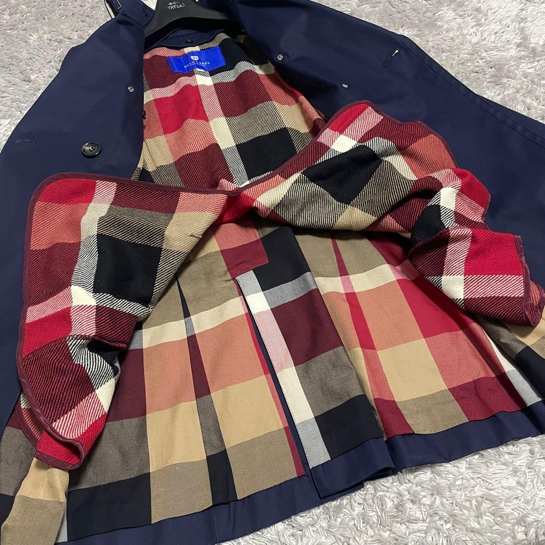 かで 様専用ブルーレーベル クレストブリッジ ネイビー トレンチコート