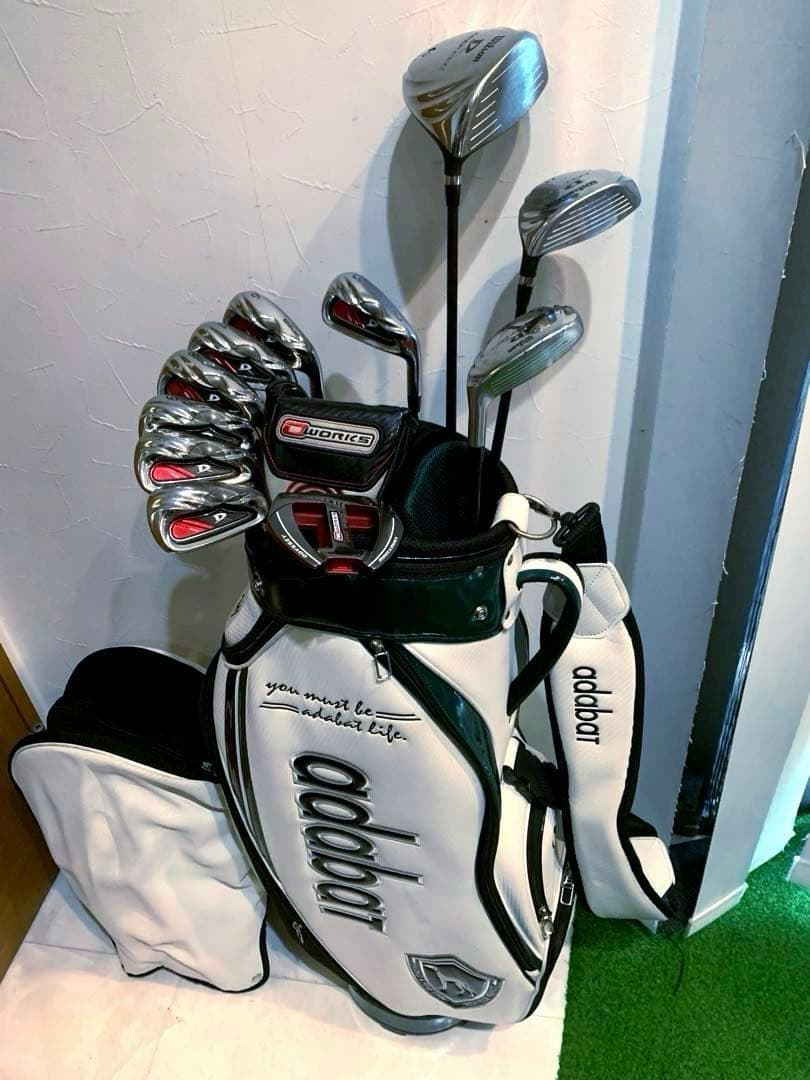 豪華　良品　ウィルソン　ゴルフクラブ フルセット　バッグ／アダバット 豪華 良品 ウィルソン ゴルフクラブ フルセット バッグ／アダバット