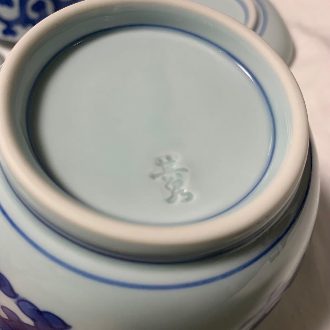 モモ様専用 有田焼 青花山水図 蓋付き小鉢4客と豆皿セット - メルカリ