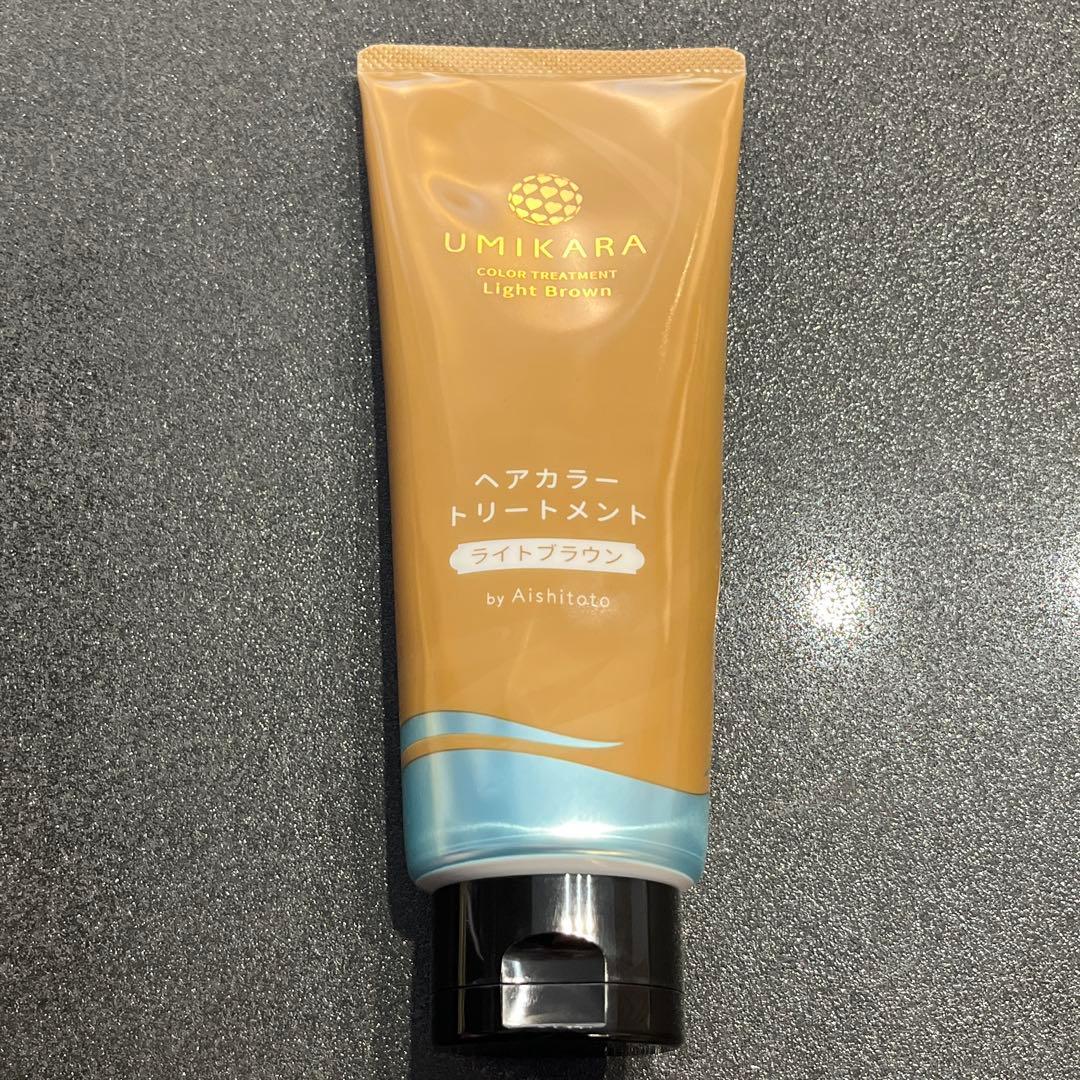 UMIKARA ヘアカラー トリートメント ライトブラウン 一度使用 - メルカリ