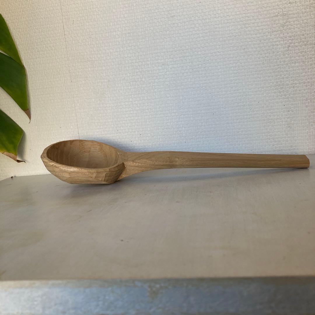 希少品　新子薫　栗の木杓子　のし杓子　奈良大塔坪杓子　くるみの木　三谷龍二