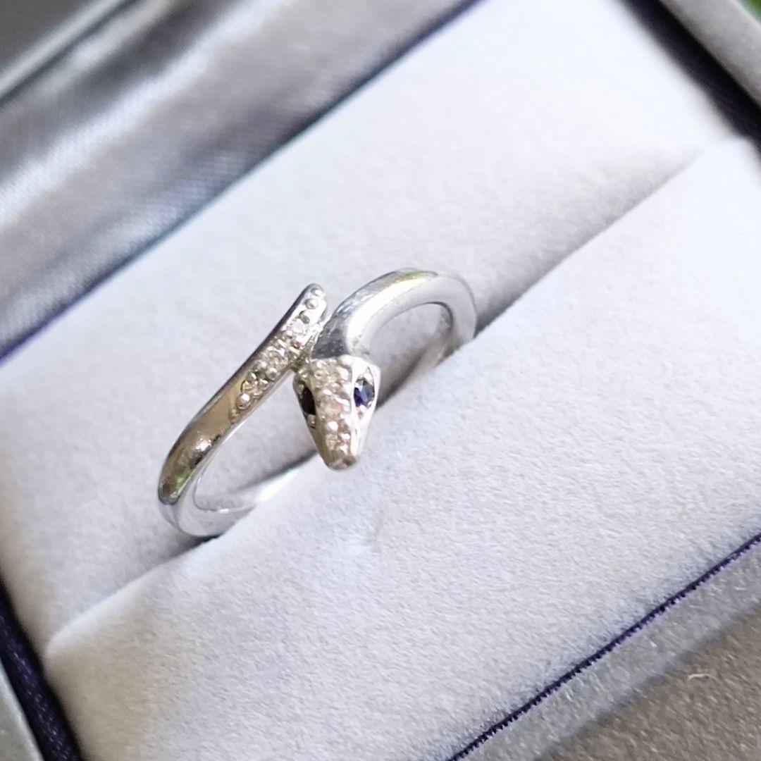 スタージュエリー プラチナ PYTHON KNOT ヘビ ピンキーリング 1号