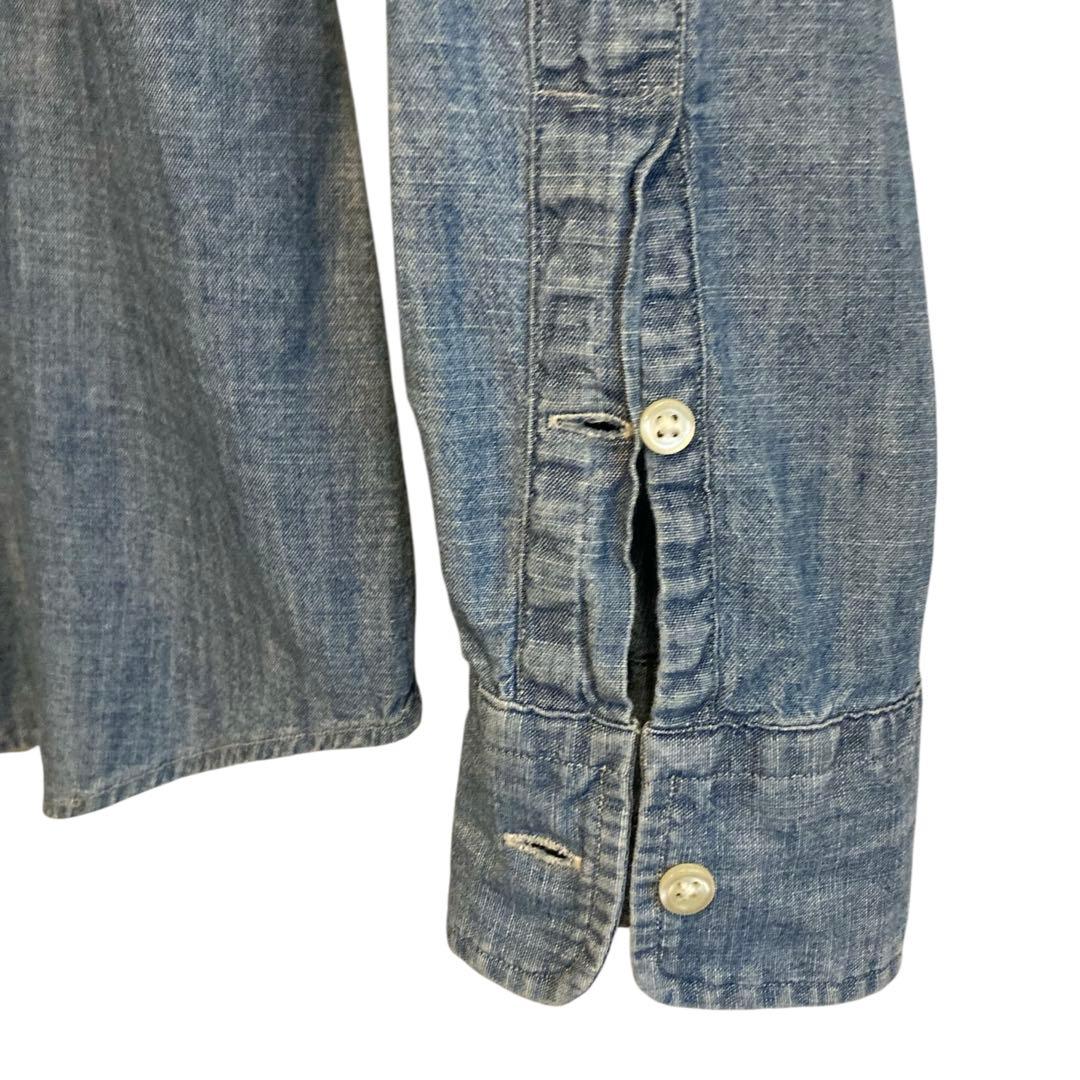 良品】ポロラルフローレン 人気定番マルチポニーダンガリーシャツ M