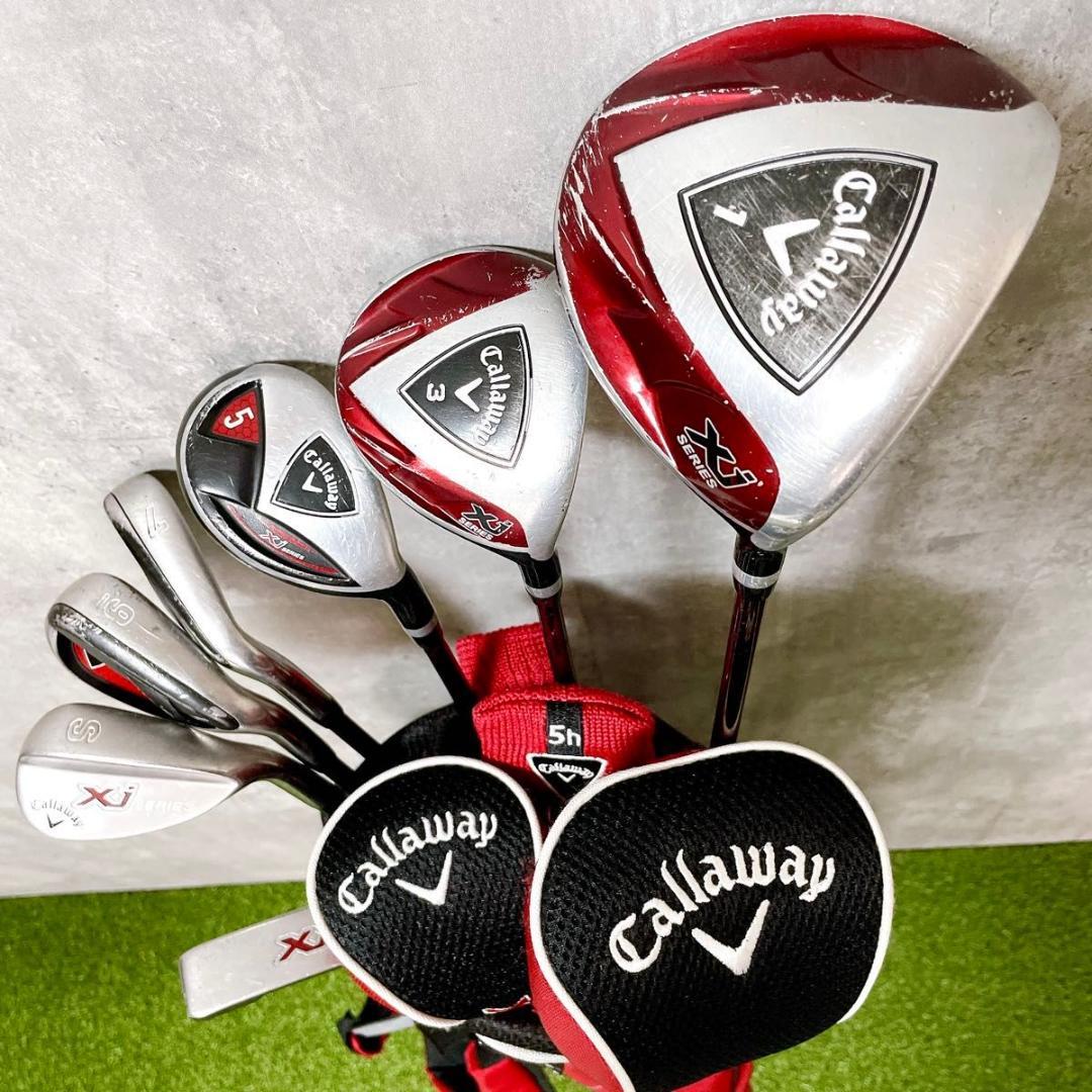 キャロウェイ xjシリーズ ジュニアゴルフセット 7本 9歳〜12歳程度