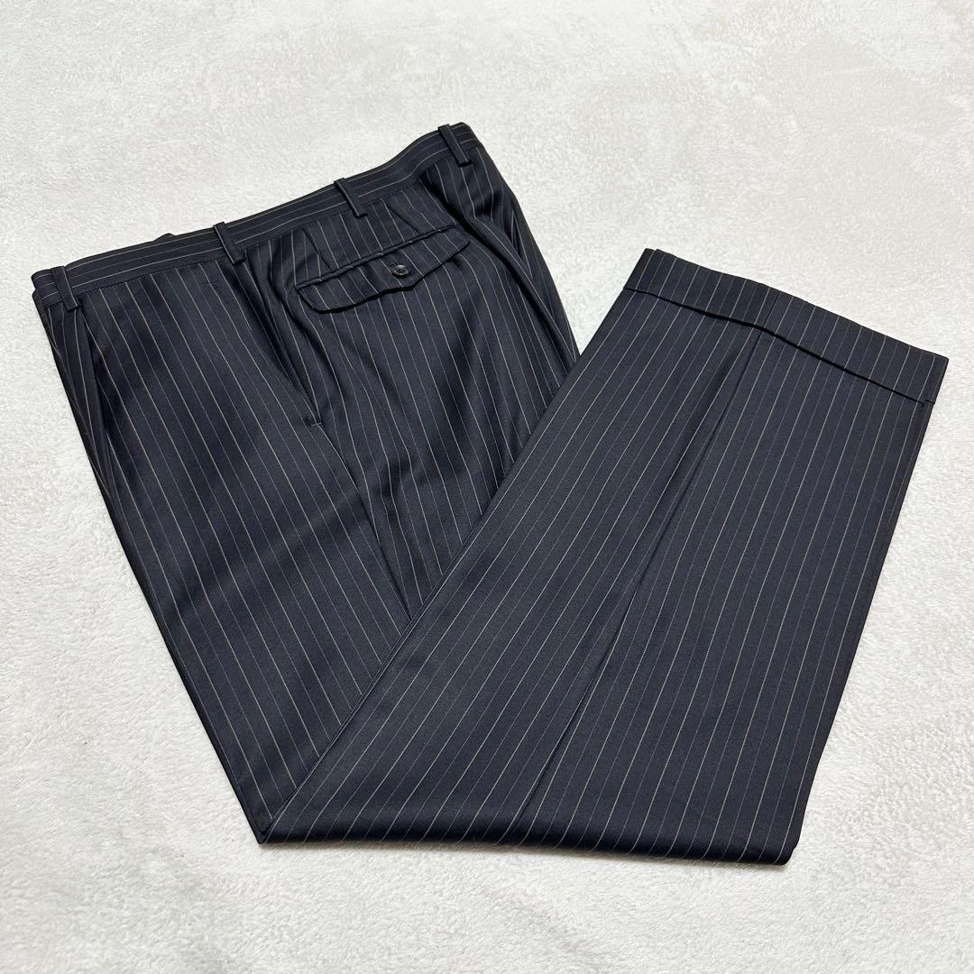 088 美品 Ermenegildo Zegna TROFEO スーツ 黒 3L - メルカリ