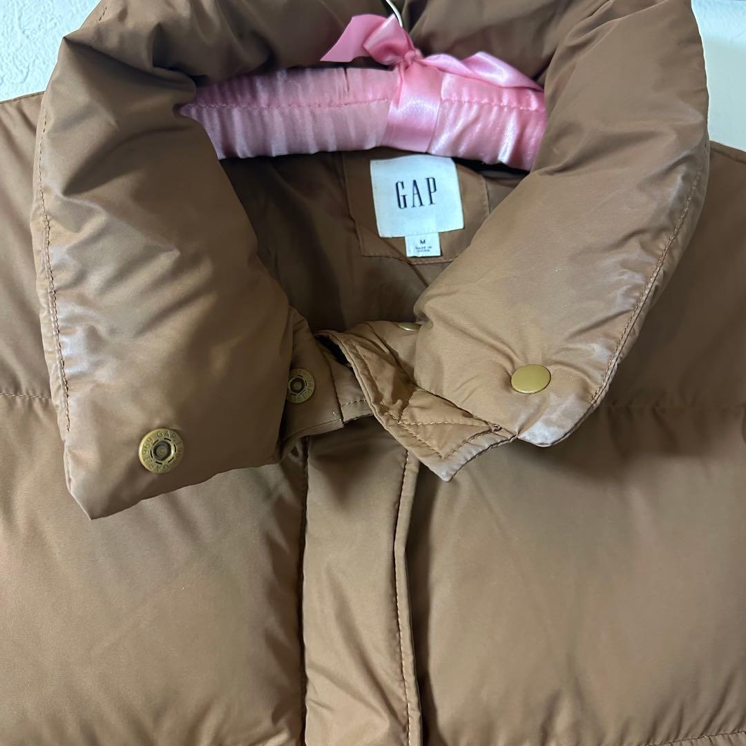 最終値下げ】GAP ブラウン ダウンジャケット - メルカリ