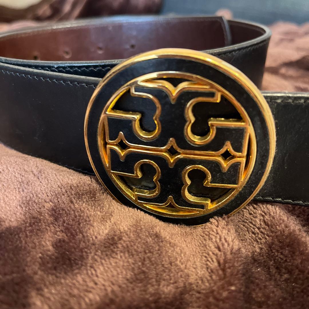 トリーバーチ　バックルベルト 楽天市場】トリーレザー スリーピース シルバーバックル ベルト TORY