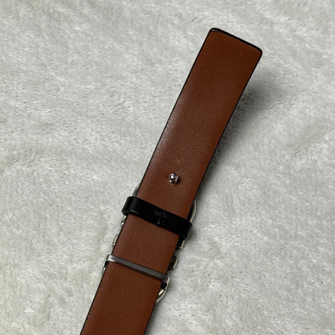 極美品☆Salvatore Ferragamo ベルト ダブルガンチーニ - メルカリ