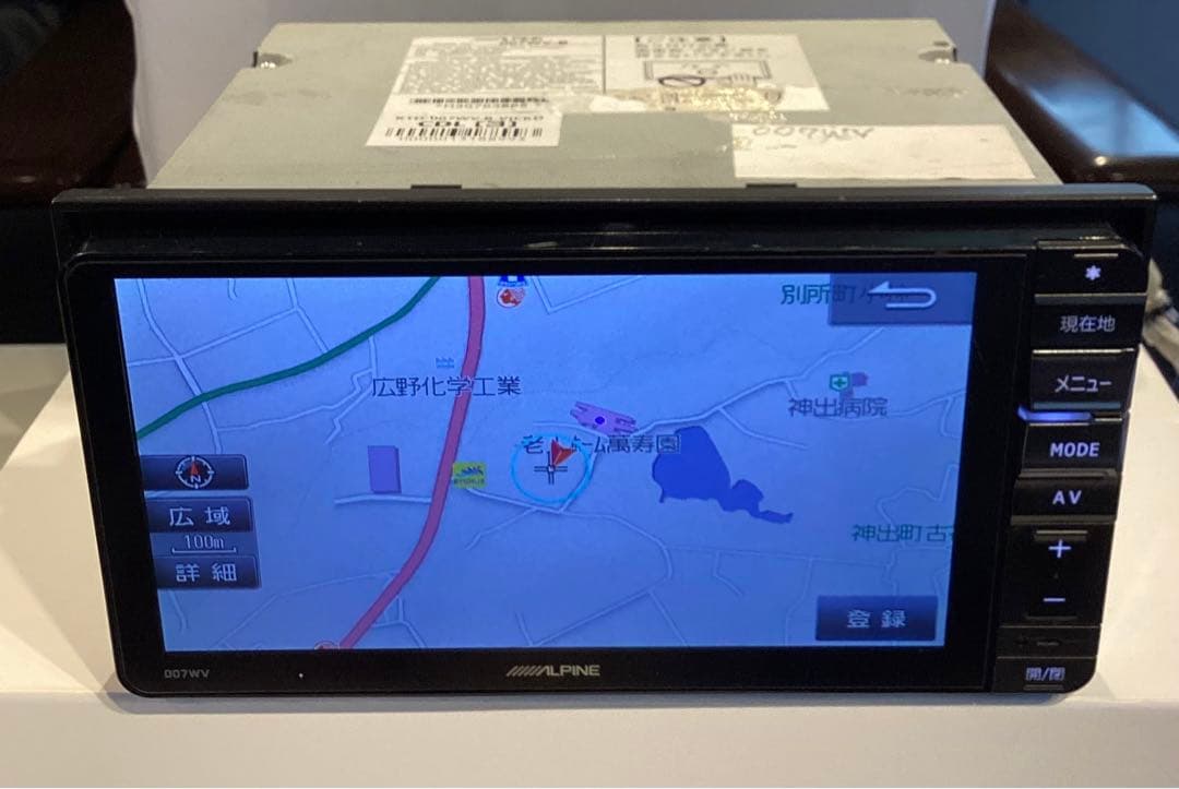 ALPINE カーナビ 007WV-B Bluetooth - メルカリ