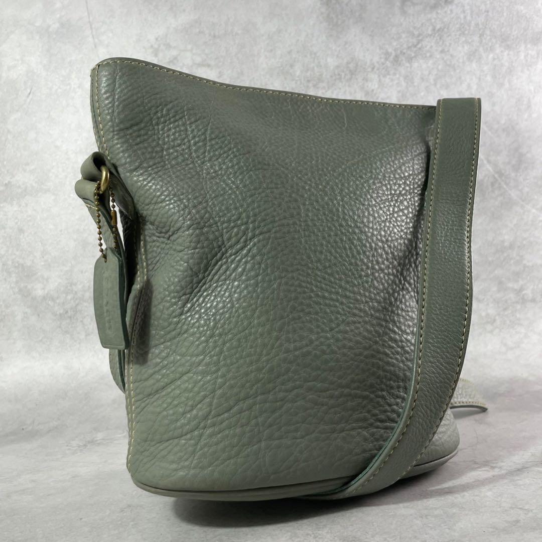 ✨稀少✨美品✨オールドコーチ　ソノマ　バケットバッグ　クロスボディ　レザー　緑 ✨稀少✨美品✨オールドコーチ ソノマ バケットバッグ クロスボディ