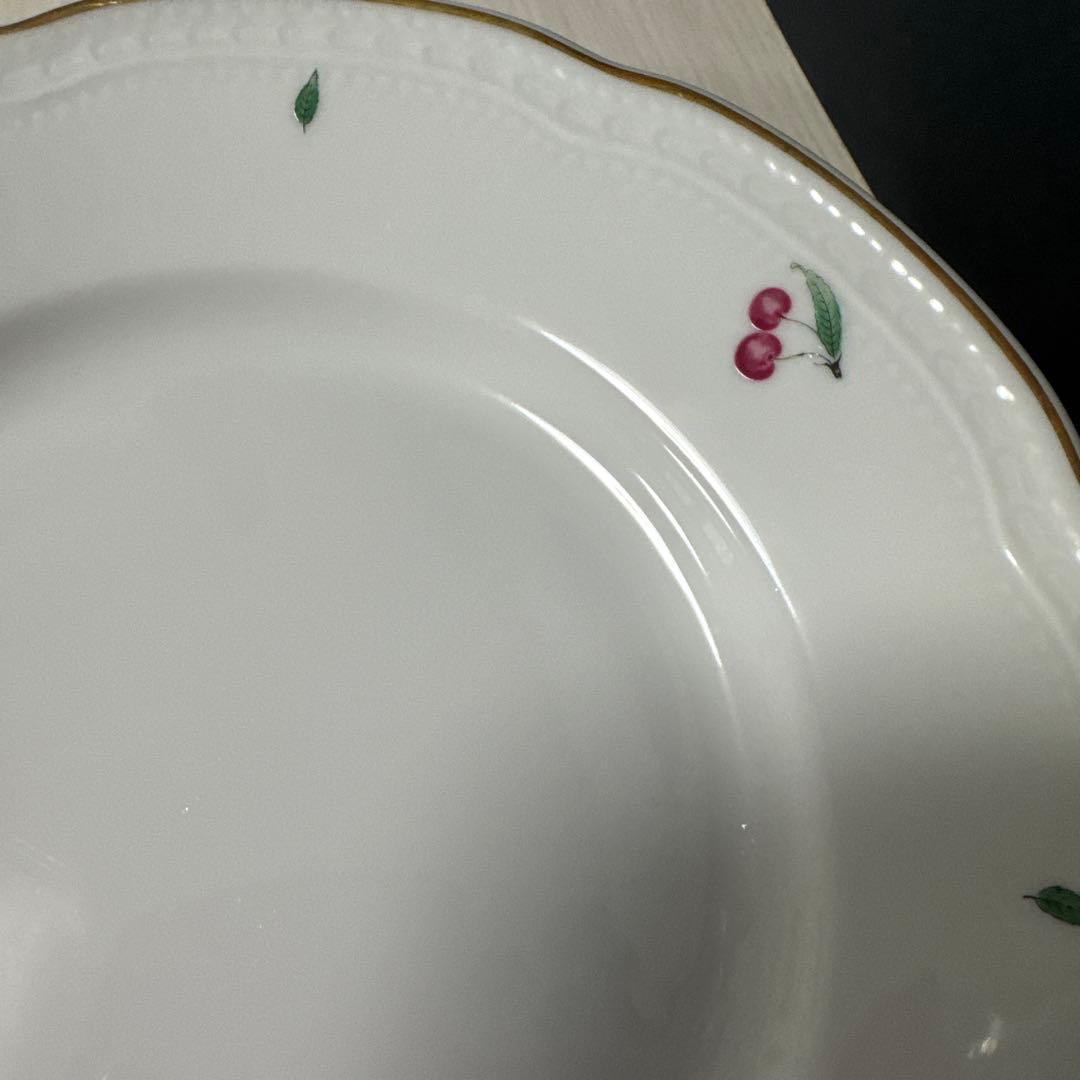 リチャードジノリ ボンジョルノチェリー ディナープレート4枚 24cm