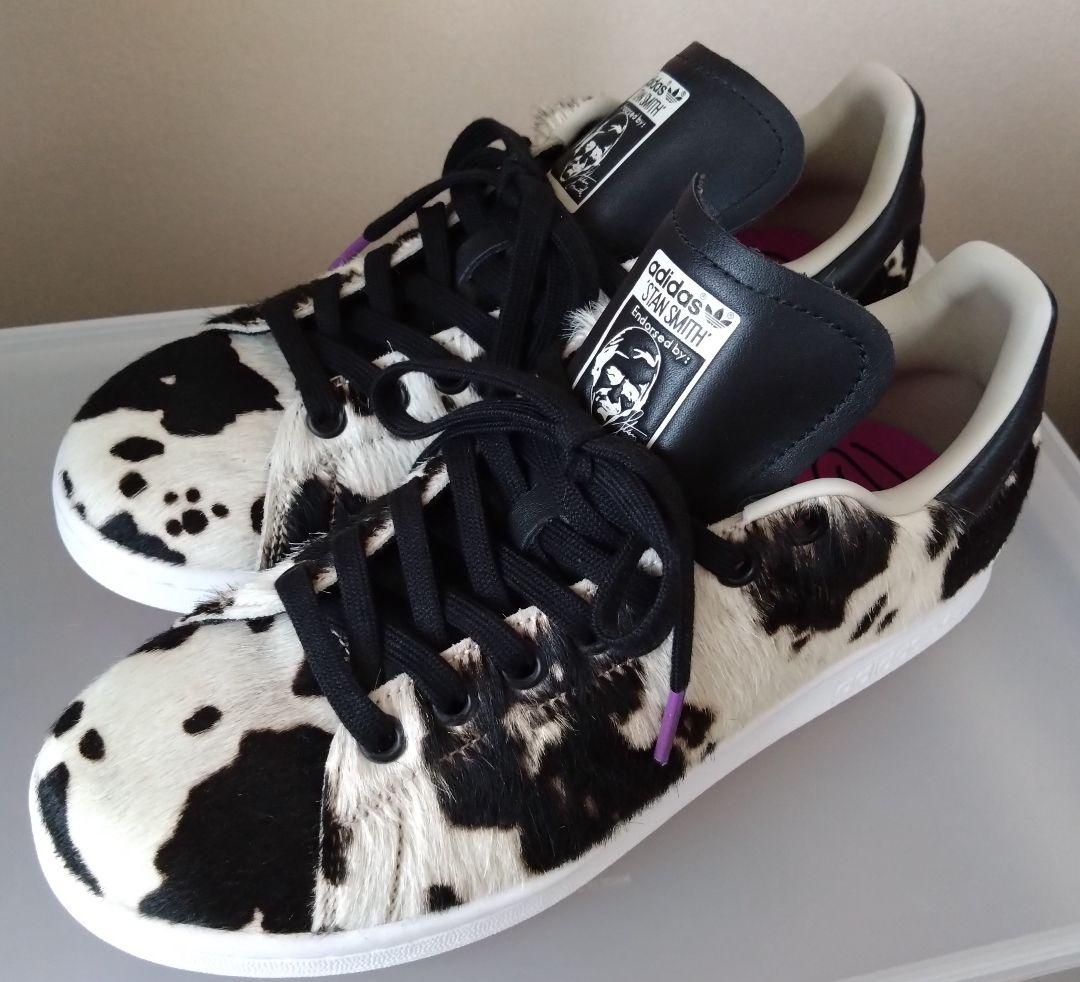 adidas スタンスミス ハラコ 牛柄【25cm】 - メルカリ