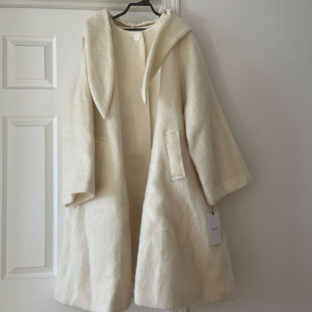 girlish ガーリッシュSt.cecilia シャギーモヘヤコート新品未使用