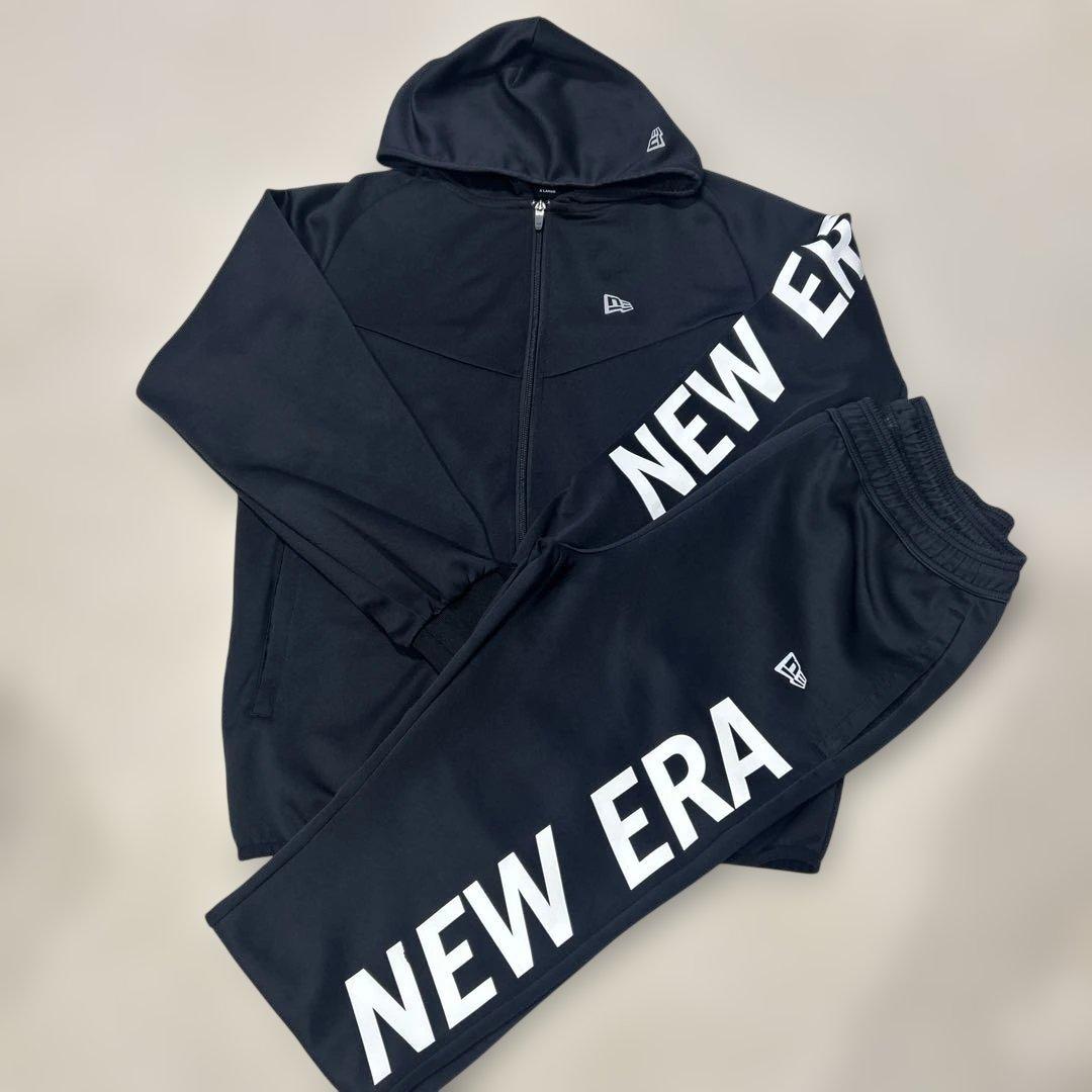 【希少】ニューエラ パーカー セットアップ ビッグロゴ ジャージ NEW ERA 楽天市場】ニューエラ セットアップ NEW ERA 海外限定 上下セット